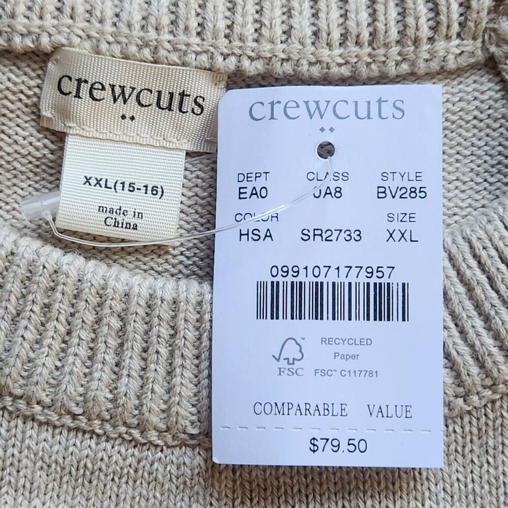 NWT 100% Cotton Sweater KIDS XXL - Picture 2 of 4